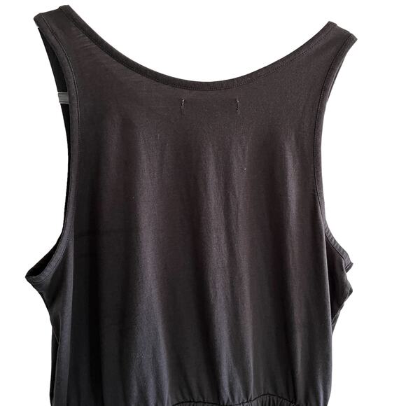 Spiritual Gangster Romper Gray Medium Pockets Drawstring - Picture 7 of 11